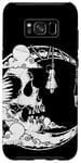 Galaxy S8+ Skull moon the hanged Swing gothic occult alt y2k Case