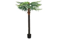 Be Basic Kunstig palmetre med potte 215 cm grønn -