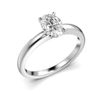 Festive Selena enstens diamantring oval vitguld 0,70 ct 683-070-VK