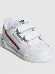 adidas Originals Unisex Infant Continental 80 Trainers - White, White, Size 6 Younger