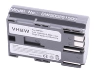 vhbw batterie compatible avec les caméras Canon EOS D10, D20, D30, D60, 300D, 1D, 5D, 10D, 20D, 30D, 40D, D 10, 20, 30, 40, 60 (1300mAh, 7.2V, Li-Ion)