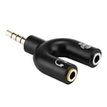 Plug 3.5mm To Mic & Headset Audio Adapters Audio Jack Headphone Splitter