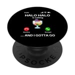 HaloHalo Is Calling And I Gotta Go Funny Filipino Food PopSockets Swappable PopGrip