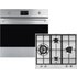 Smeg Classic AOSF6390G3 Built In Electric Single Oven and Gas Hob Pack - Stainless Steel A+ Rated