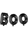 Svarta "BOO" Ballonger 41 cm