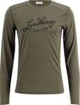 Lundhags Lundhags Men's Fulu Merino Longsleeve T-Shirt Forest Green M, Forest Green