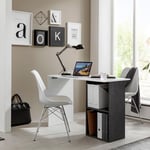 Web Furniture - Bureau design moderne 110x50cm salon et chambre Conti Ardesia