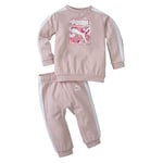 PUMA Minicats T7 Crew Jogger Tracksuit, Baby-Kids, baby_boys, Tracksuit, 583361-15_M, pink, 9-12M