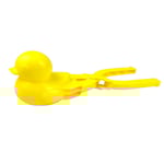 Anka Formad Snowball Maker Clip Barn Utomhus Vinter Snö Sand Form Verktyg leksak Yellow