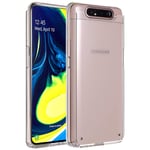 Olixar Samsung Galaxy A80 Bumper Case - Hard Tough Cover - Shock Protection - Slim Design - Wireless Charging Compatible - ExoShield - Clear