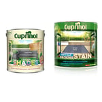 Cuprinol GSUS25L Garden Shades Urban Slate 2.5 Litre & UTDSUS25L Anti Slip Decking Stain Urban Slate 2.5 Litre