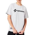 T-Shirt Gris Femme Superdry Applique