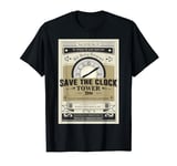 Back to the Future Clock Tower Poster T-Shirt