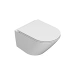 Ceramica Globo - wc suspendu sans rebord 52x36 cm Globo Forty3 FOS07BI Blanc - Céramique - Standard