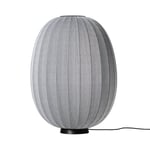 Made By Hand Knit-Wit 65 High Oval Level floor lamp Silver