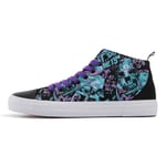 Akedo x Friday the 13th Grindhouse Black Signature High Top - UK 5 / EU 38 / US Men's 5.5 / US Women's 7