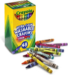 48 x Crayola Crayons Ultra Clean Washable Crayons Color MAX Arts And Crafts