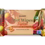 Gunry Wet Wipes Tropical  10 st
