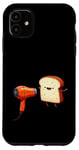 Coque pour iPhone 11 Toast sec avec un sèche-cheveux