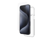 Zagg Invisibleshield Glass Elite 360 - Skyddsfodral För Mobiltelefon - Glas, Polykarbonat - Transparent - För Apple Iphone 15 Pro Max