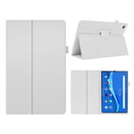 Lenovo Tab M10 FHD Plus litchi leather case - White