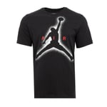 Nike Air Jordan T Shirt Gym Cotton Tee Mens Black T Shirt Short Sleeve