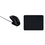 Razer Viper Ultimate - Wireless Gaming Mouse with Dock Station Black & Gigantus V2 Medium - Soft Gaming Mouse Mat for Speed and Control,360 x 270 x 3 mm, Non-Slip Rubber, Textured Micro-Weave Cloth