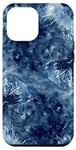 iPhone 14 Plus Tie dye Pattern Blue Case