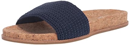 The SAK Women's Slide Mendocino Slip On Mules Sandals Summer Open Toe Shoes, Denim, 5 UK