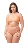 Ulla Popken Femme Grandes Tailles Soutien-Gorge en Microfibre, Bonnets Spacer, sans Armatures - Bonnet C-E Champagne 95C 819009660-95C