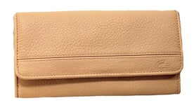 New Vintage LACOSTE L49 Women's Soft Leather PURSE WALLET Palio Slg 10 Cream