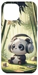 iPhone 12 Pro Max Kawaii Panda Headphones: The Panda's Rhythm Case