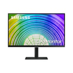 Samsung Écran PC Professionnel 27'' Série S60UA Noir, Dalle IPS, QHD (2560 x 1440), HDMI, DisplayPort, Hub USB, USB-C, Pied HAS et Fonction Pivot