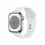 Smartklocka Apple Watch Series 8 Vit Silvrig