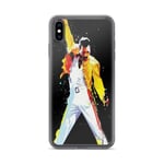 BFOPLM iPhone Coque Pure Clear Anti-Rayures Absorption des Chocs Freddie Pose Mercury Sing Queen Rock Music Fan Coque pour Téléphone pour iPhone 11