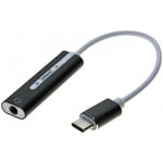 Dexlan Carte son USB-C - Carte son USB Type-C vers connecteur Jack 3.5 mm (Micro/Casque)
