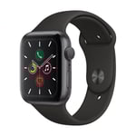 Apple Watch 5 Aluminium 44mm GPS Svart Grade B