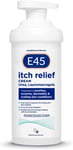 E45 Dermatological Itch Relief Cream, Moisturising Dual Action Treatment for Itc
