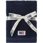 Herringbone Gästhandduk 30x50 cm 2-pack, Dress Blue