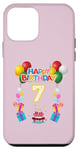 iPhone 12 mini Seven 7yr 7th Birthday Happy Boys Girls 7 Years Old Party Case
