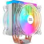 Ventirad processeur Mars Gaming MCPU66 RGB - transparent - TU