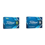 TITLEIST Unisex Tour Soft Golf Ball, Yellow, One Size UK & Tour Soft Golf Ball, White, One Size