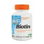 Biotin 5,000 mcg 120 Veg Caps By Doctors Best