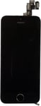 Glas med LCD-display (svart) till iPhone 5S / SE