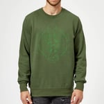 Harry Potter Morsmordre Dark Mark Sweatshirt - Forest Green - XXL