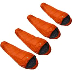 Vango Atlas 250 Sleeping Bag - Orange - Quad Pack
