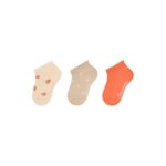 Sterntaler Sneaker strumpor 3-pack jordgubbar grädde vit