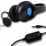 BOXED DELUXE HEADSET HEADPHONE WITH MIC VOLUME CONTROL FOR XBOX ONE X CONTROLLER
