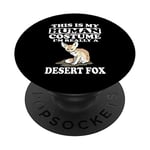 This Is My Human Costume I'm Really A Desert Fox PopSockets Support et Grip pour Smartphones et Tablettes
