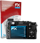 atFoliX 3x Screen Protection Film for Fujifilm X10 Screen Protector clear